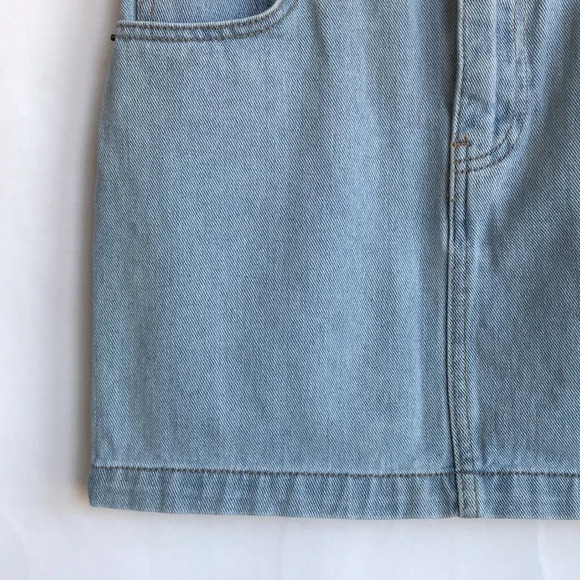 Forever 21 light wash denim skirt, size S - Picture 4 of 11
